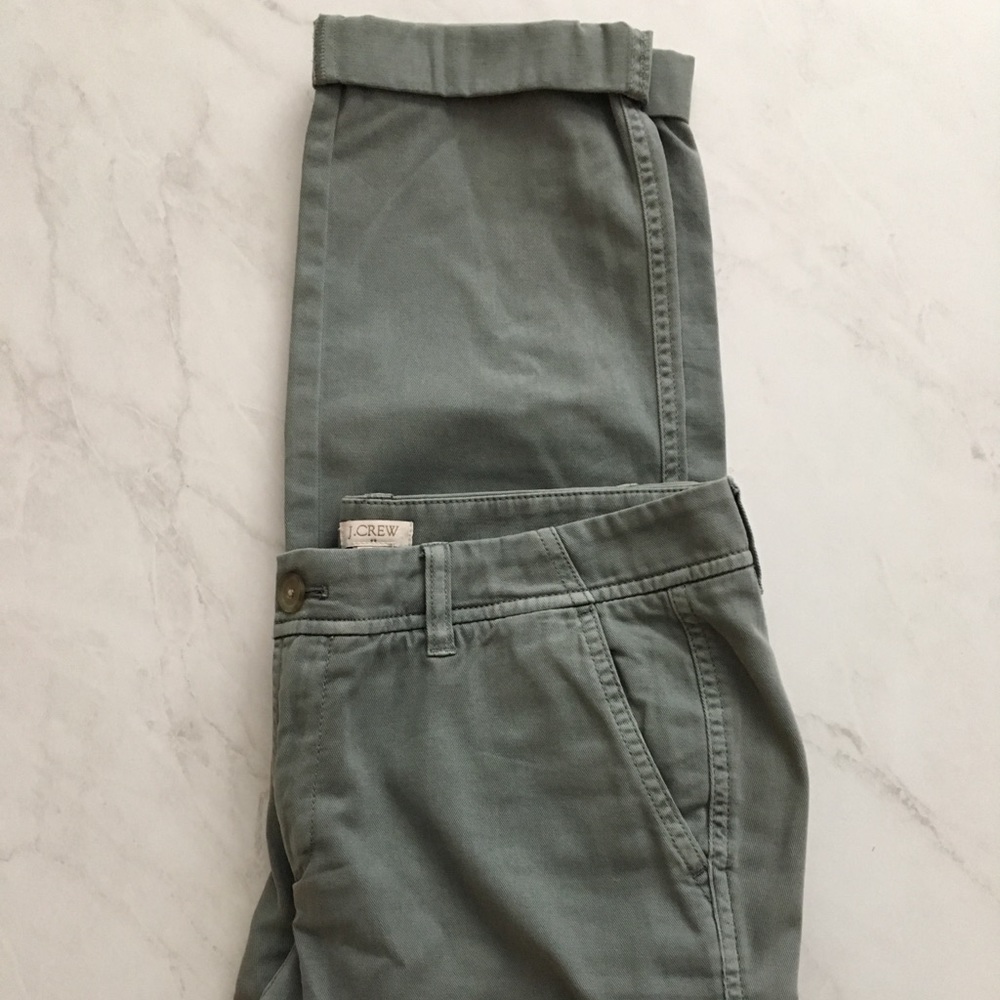JCREW Green Chinos